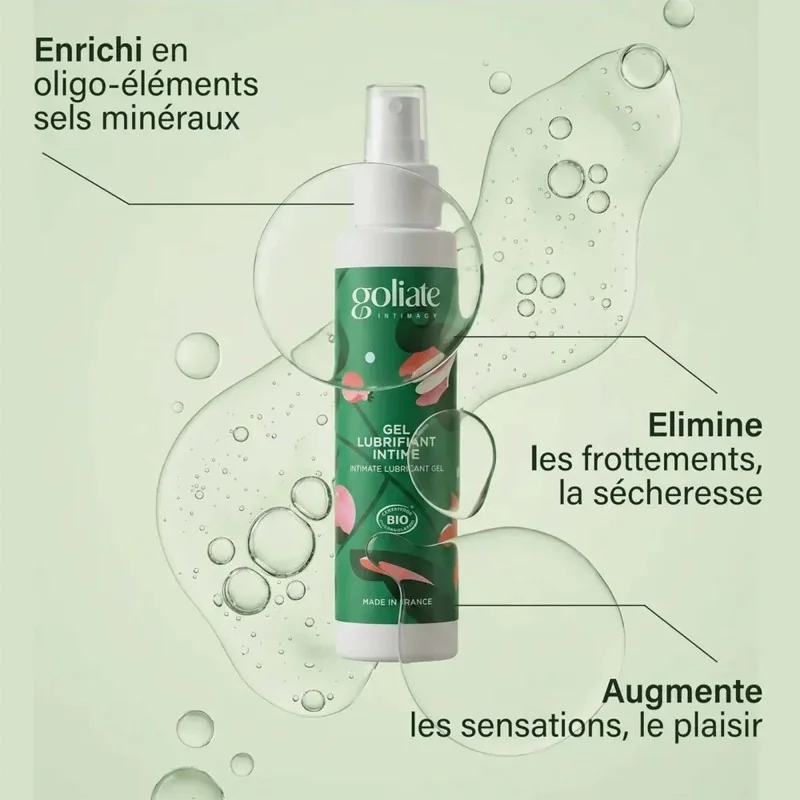 Gel lubrifiant intime Bio à base d'eau