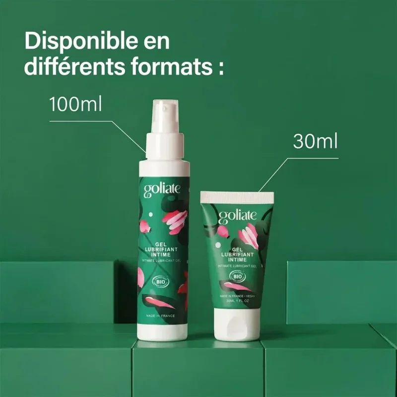 Gel lubrifiant intime Bio à base d'eau
