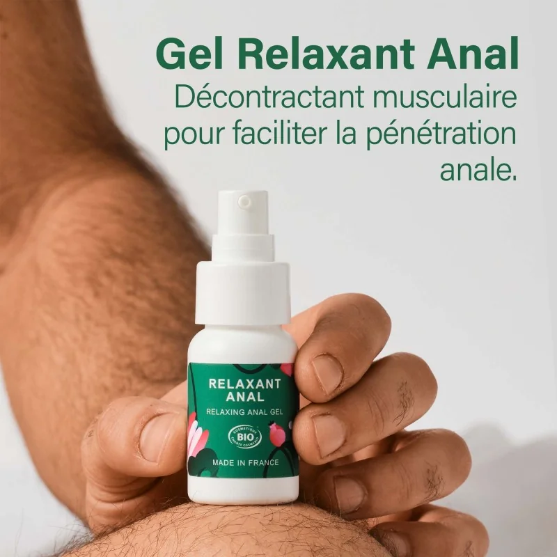 Gel relaxant anal - Décontractant aux huiles essentielles