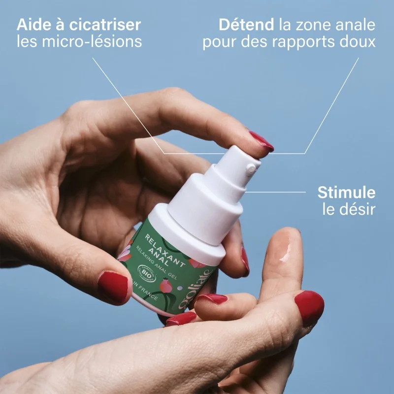 Gel relaxant anal - Décontractant aux huiles essentielles
