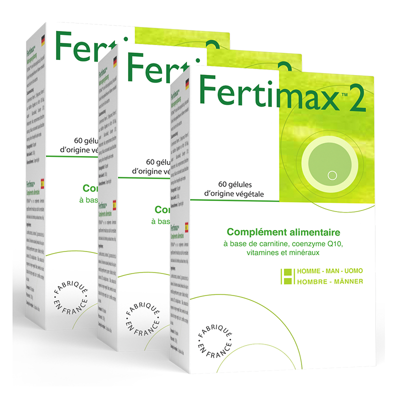 Lot de 3 Fertimax pour soutenir la fertilité masculine durant 3 mois